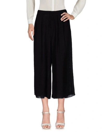 Alice Waese Cropped Trousers & Culottes In Black