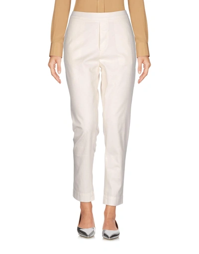 Sibel Saral Cropped Trousers In Ivory