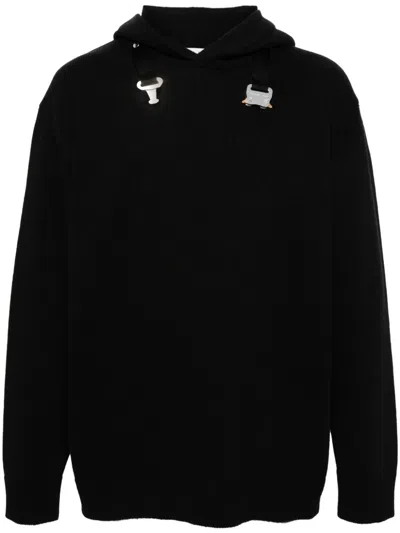 1017 Alyx 9 Sm Cotton Sweatshirt With Buckle Detail In Black