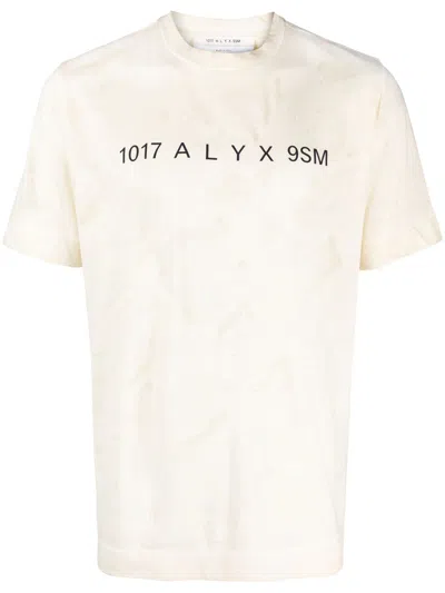 1017 Alyx 9 Sm T-shirt With Print In Neutral