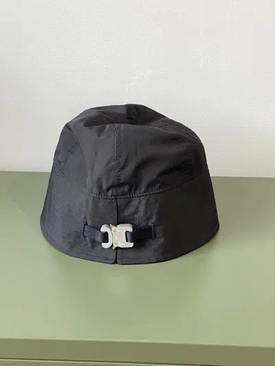 Pre-owned 1017 Alyx 9sm X Alyx 1017 Alyx 9sm Nylon Hat In Black