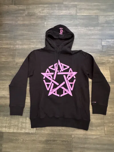 Pre-owned 1017 Alyx 9sm X Alyx Destroy Lonely Logo Hoodie Black