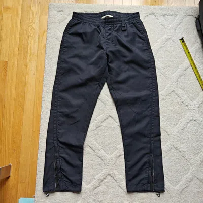 Pre-owned 1017 Alyx 9sm X Alyx Nylon Zipper Pants In Black