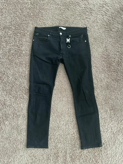 Pre-owned 1017 Alyx 9sm X Alyx Skinny Jeans In Black