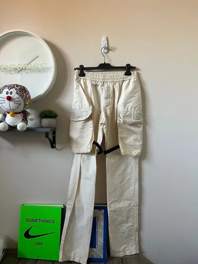 Pre-owned 1017 Alyx 9sm X Alyx White Holster Pant Fw18 Grail