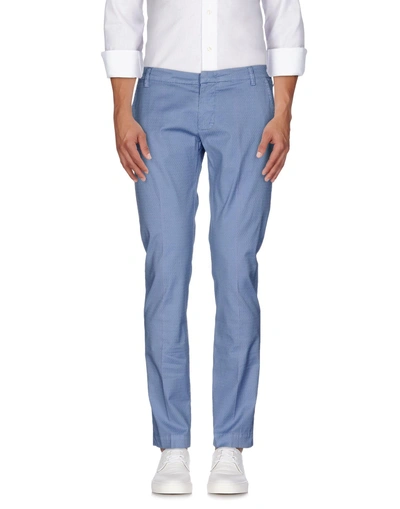 Entre Amis Casual Pants In Pastel Blue