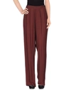 MANILA GRACE MANILA GRACE WOMAN PANTS BURGUNDY SIZE 6 VISCOSE,36927291EP 2