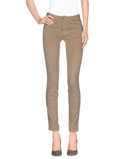 Plein Sud Jeanius Casual Trousers In Sand