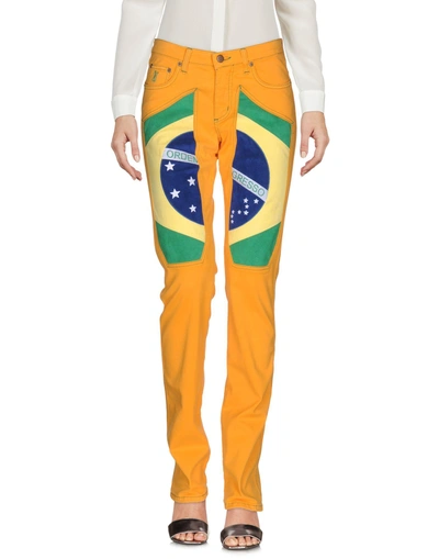 Jeckerson Casual Trousers In Orange