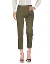 PT01 PT TORINO WOMAN PANTS MILITARY GREEN SIZE 8 COTTON, ELASTANE,13106505TA 5