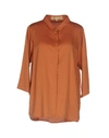 BONSUI Solid color shirts & blouses,38641536UG 4