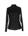 Bagutta Solid Color Shirts & Blouses In Black