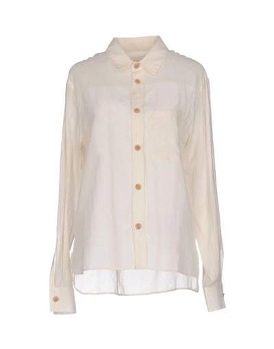 Simon Miller Solid Colour Shirts & Blouses In Ivory