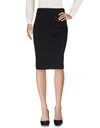 Class Roberto Cavalli Midi Skirts In Black