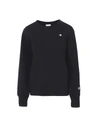 Champion Crewneck Cotton Sweatshirt In Nny Navy