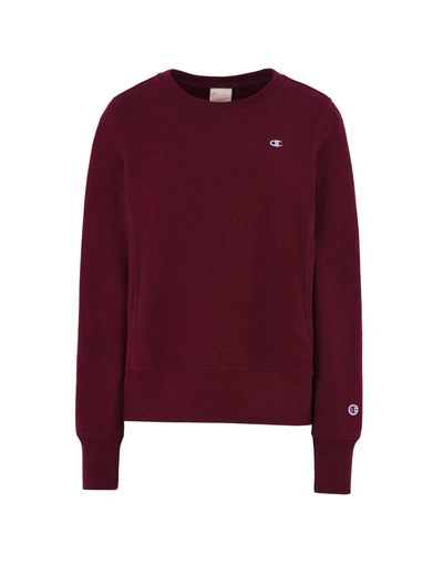 Champion Technical Sweatshirts And Jumpers In Garnet