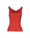 Le Tricot Perugia Tank Top In Red