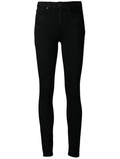 Paige Margot High-rise Crop Ultra Skinny Jeans In Black