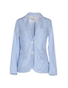 ASPESI ASPESI WOMAN BLAZER SKY BLUE SIZE 10 COTTON,49321380NB 5