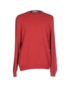 Gran Sasso Sweaters In Red