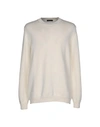Roberto Collina Man Sweater Ivory Size 42 Merino Wool In White