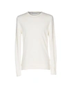 GREY DANIELE ALESSANDRINI GREY DANIELE ALESSANDRINI MAN SWEATER IVORY SIZE 40 WOOL, NYLON, ALPACA WOOL,39780939KG 4