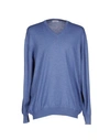 Gran Sasso Sweaters In Pastel Blue
