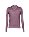 Gran Sasso Sweaters In Mauve