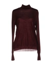 Roberto Collina Turtlenecks In Maroon