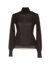 Roberto Collina Turtlenecks In Dark Brown