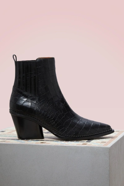 Sartore Ankle Boots In Nero