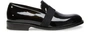 JM WESTON PATENT BLACK CALF LEATHER LOAFERS,JMWS2B92BCK