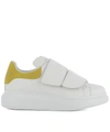 ALEXANDER MCQUEEN WHITE LEATHER SNEAKERS,462222 WHGP7 9099