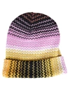 MISSONI ZIGZAG KNITTED BEANIE,8916668