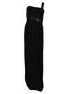 ARMANI COLLEZIONI SINGLE SHOULDER STRAP LONG DRESS,8916625