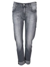 7 FOR ALL MANKIND SLIM ILLUSION WASHED JEANS,SDLL 850HA WAS-GRE