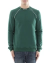 MSGM GREEN COTTON jumper,MM71 174778 38