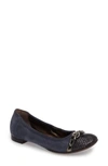 AGL ATTILIO GIUSTI LEOMBRUNI CAP TOE BALLET FLAT,N558034R17