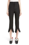 JACQUEMUS SLIT CUFF CROP FLARE PANTS,174PA07 173 11970