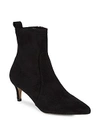 SAKS FIFTH AVENUE Point Toe Suede Booties,0400095801971