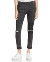 DEREK LAM 10 CROSBY DEVI ANKLE HIGH-RISE AUTHENTIC SKINNY IN grey,JE100GRSW