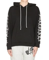 ADAPTATION HOLLYWOOD FOREVER HOODIE,AW620CN03 001 BLKWHT