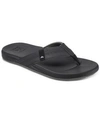Reef Phantom Ii Mens Laceless Synthetic Flip-flops In Black