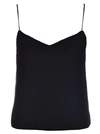 THEORY RIBBED KNIT TOP,H0618701 FORMINA CANOTTA CASHMERE NERO