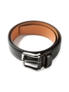 Tod's Black Smooth Leather Belt