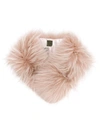 MR & MRS ITALY MR & MRS ITALY ATTACHABLE FUR TRIM - PINK,CL00112468324