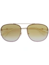 GUCCI aviator sunglasses,GG0227S12470118