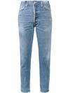 RE/DONE TAILLENHOHE CROPPED-JEANS,1003HRAC12314041