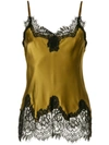 GOLD HAWK SATIN LACE TRIM CAMISOLE,GH72112418813