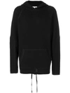 HELMUT LANG pouch pocket hoodie,H05HM70212465612